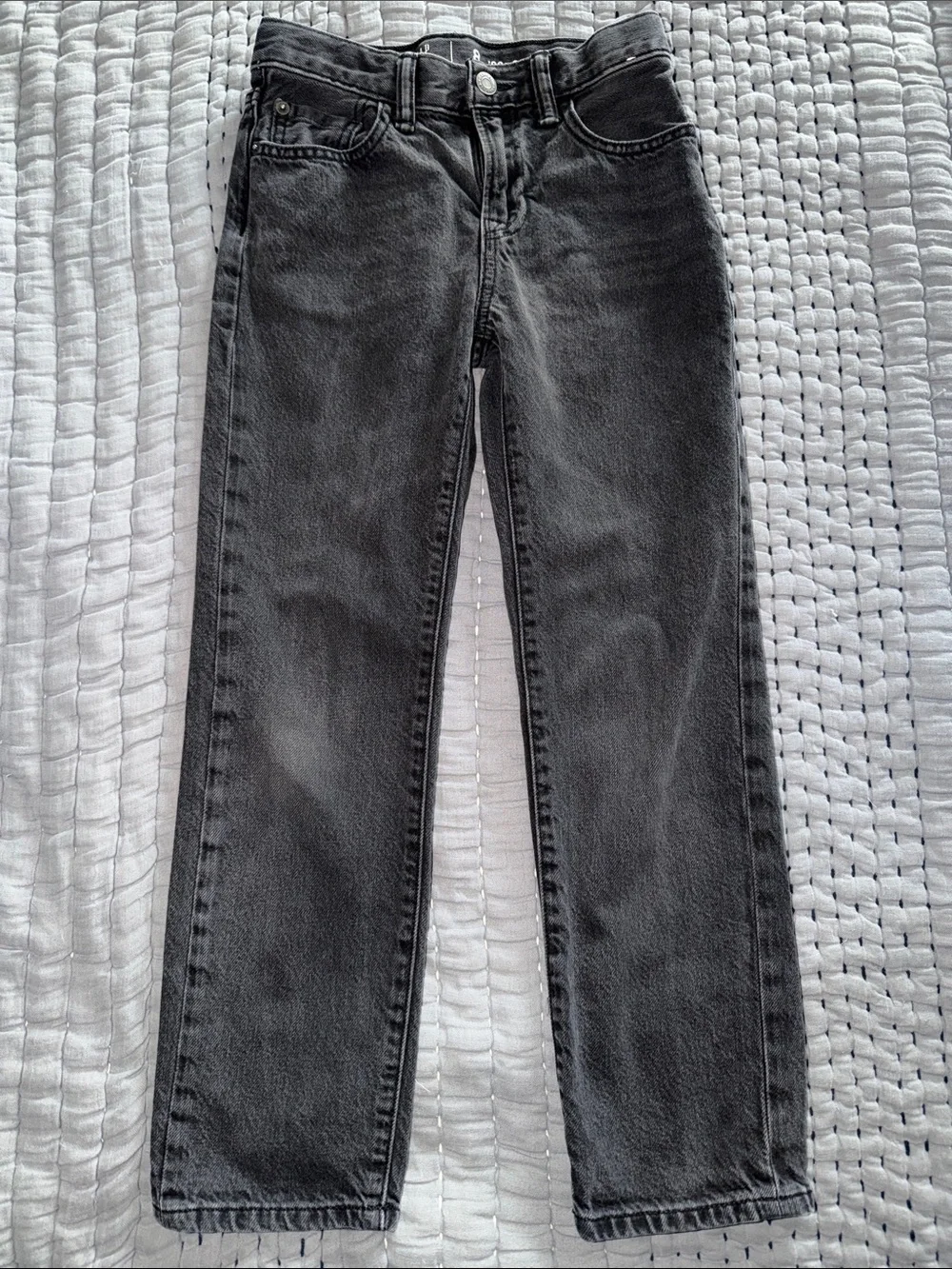 GAP Men's Charcoal Straight-Leg Jeans